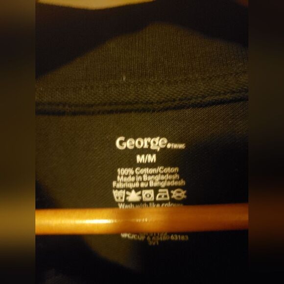 Mens Black Polo - Picture 2 of 3